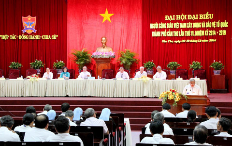 Can Tho city: 6th Catholic Congress for national building and defense held